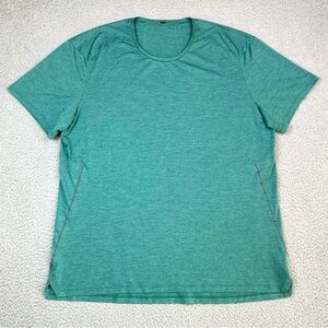 Lululemon Fast Free Green Athletic Running T Shirt Men's Size XL Estimated